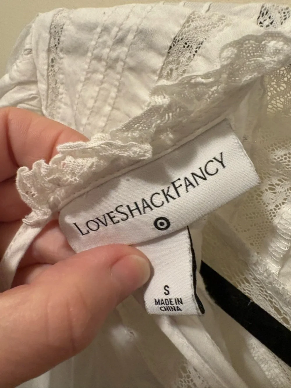Loveshackfancy x target Talulah white mini dress size small - Picture 5 of 11